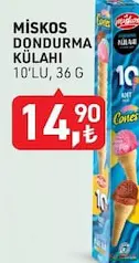 MİSKOS DONDURMA KÜLAHI 10'LU MİSKOS DONDURMA KÜLAHI 10'LU